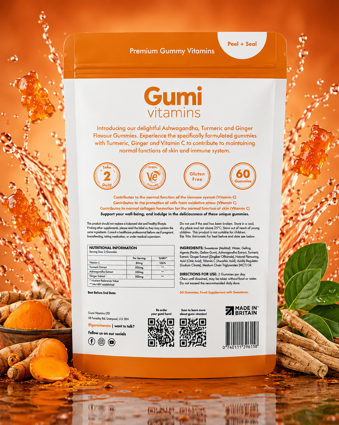 Defence - Ashwagandha, Turmeric & Ginger